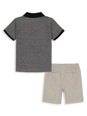 商品Calvin Klein|Little Boy’s 2-Piece Polo & Shorts Set,价格¥160,第2张图片详细描述