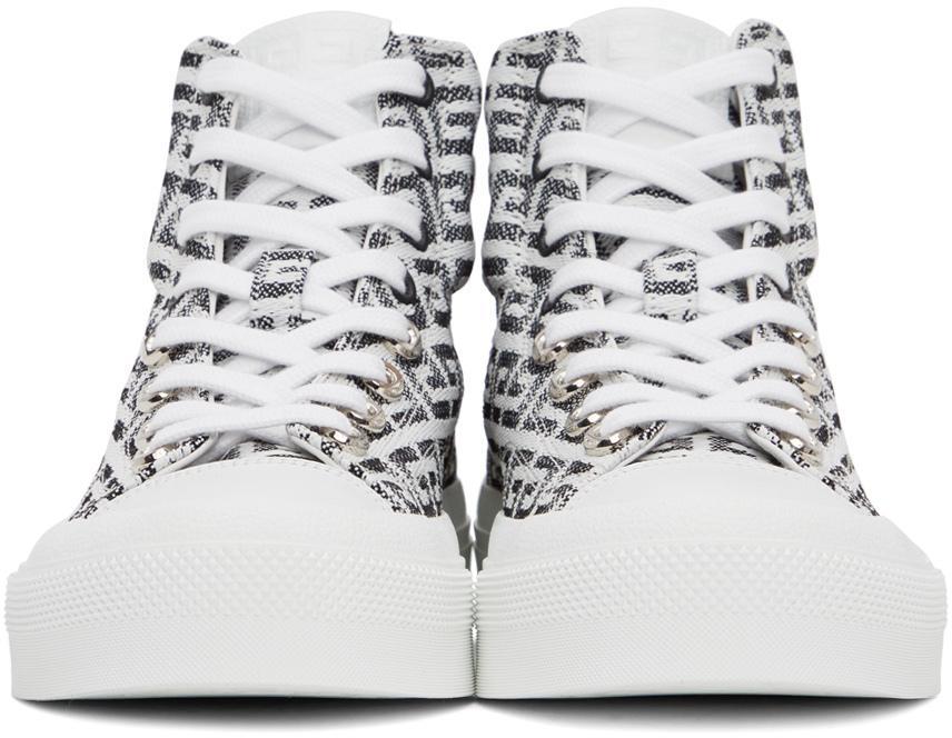 商品Givenchy|白色 4G Jacquard City 高帮运动鞋,价格¥6622,第4张图片详细描述