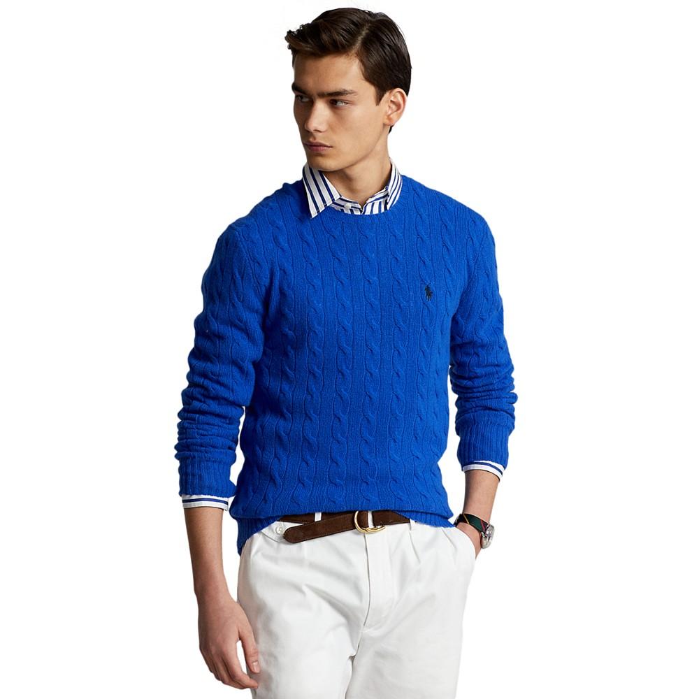 Polo Ralph Lauren | Men's Wool-Cashmere Cable-Knit Sweater 1089.84元 商品图片
