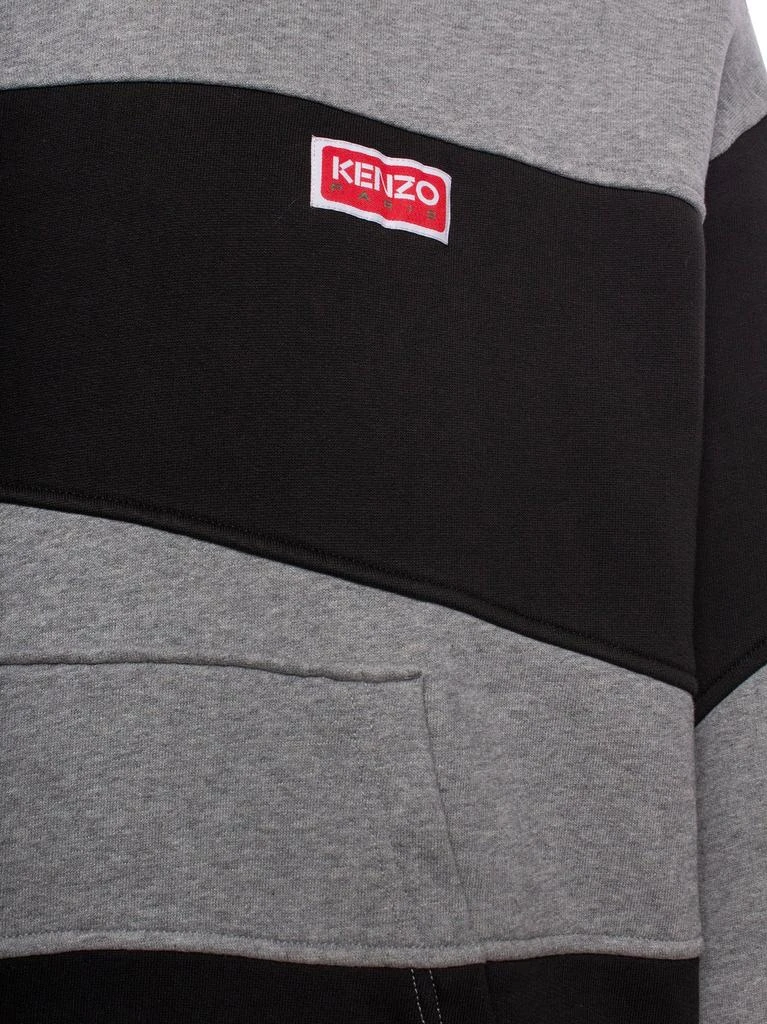 商品Kenzo|Kenzo Logo-Patch Panelled Hoodie,价格¥3457,第2张图片详细描述