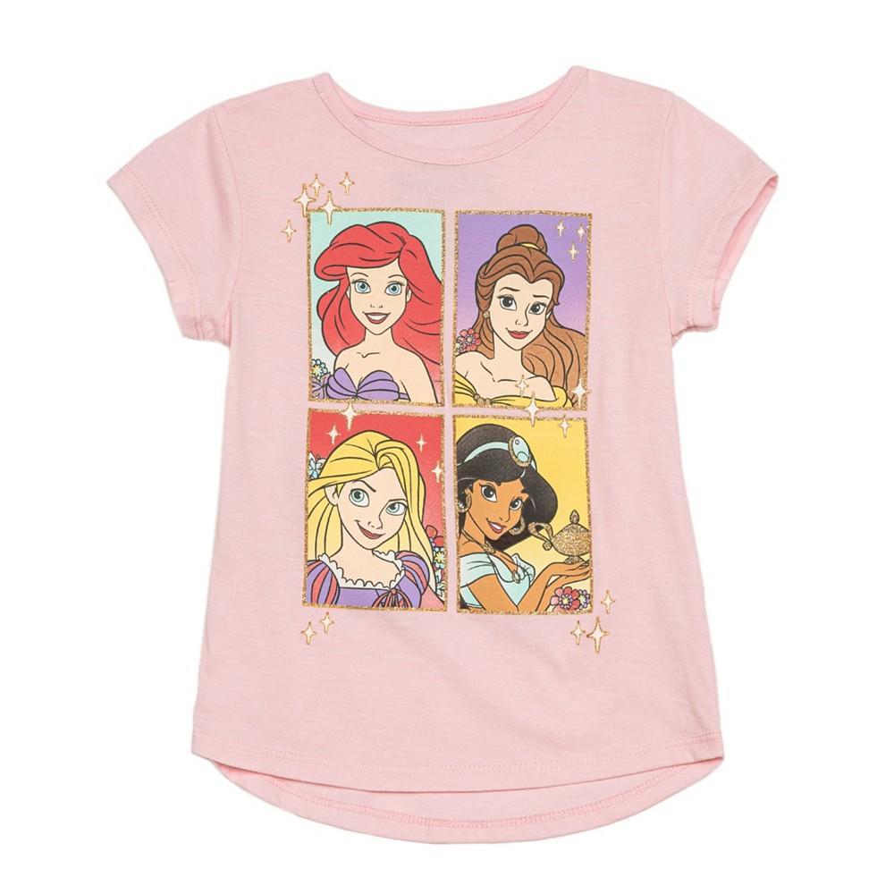 商品Disney|Little Girls Disney Princess Short Sleeve Tee,价格¥60,第1张图片