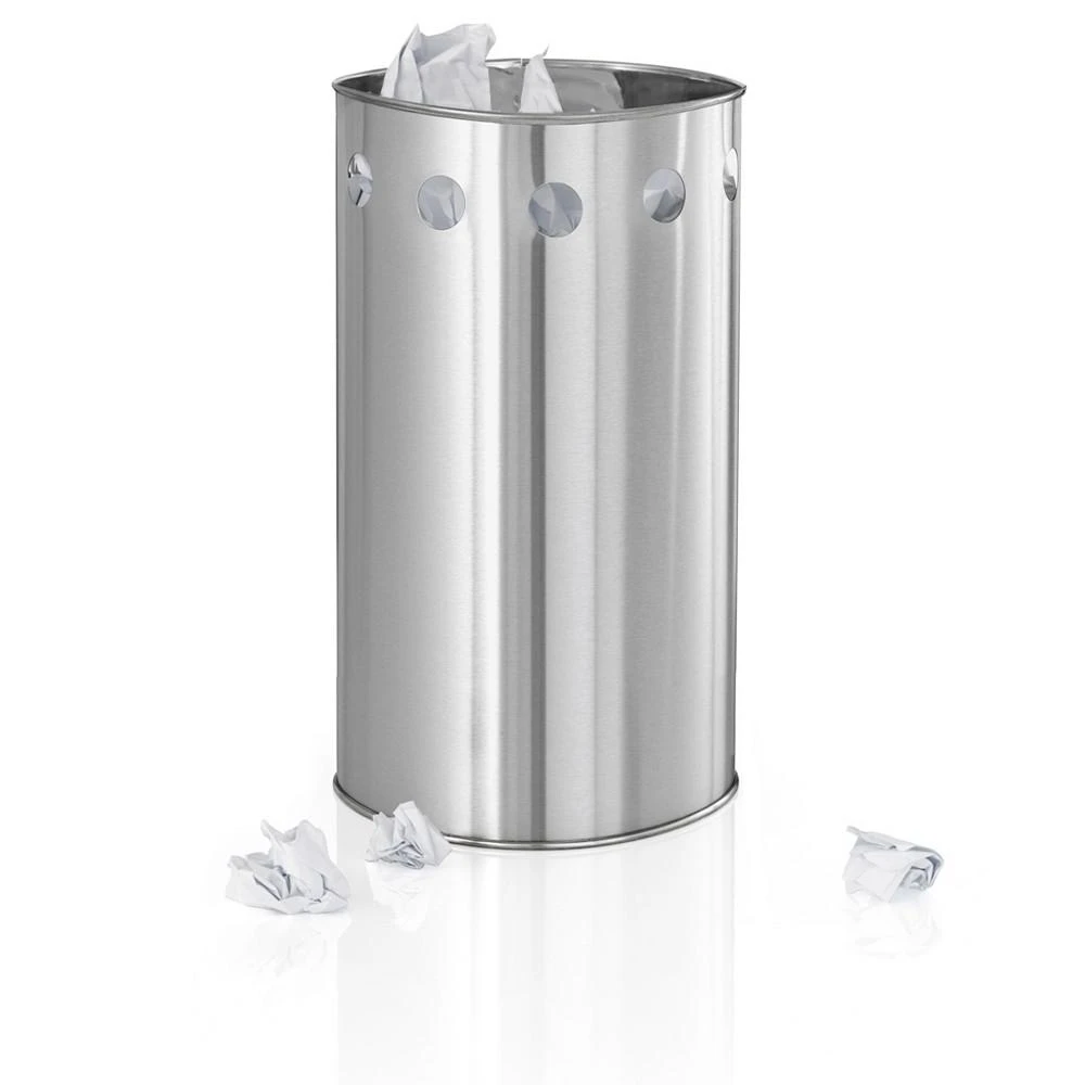 商品blomus|Stainless Steel Wastepaper Basket - Circles,价格¥1072,第1张图片