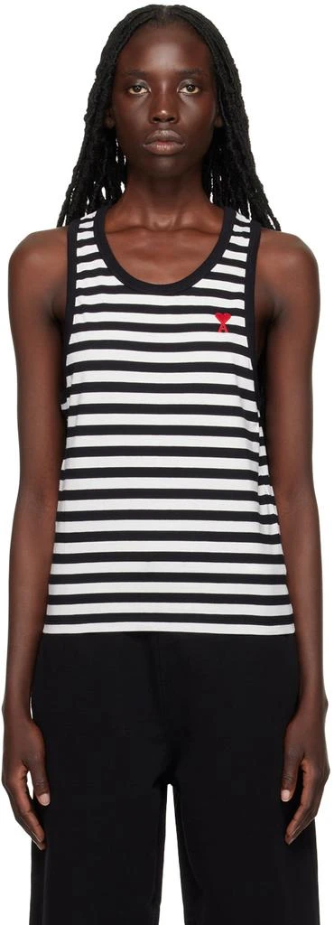 商品AMI|Black & White Ami de Cœur Tank Top,价格¥996,第1张图片