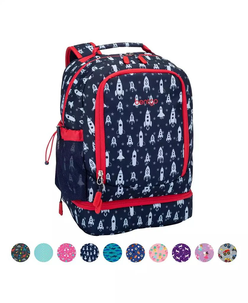 Kids Prints 2-In-1 Backpack and Insulated Lunch Bag - Rocket 商品