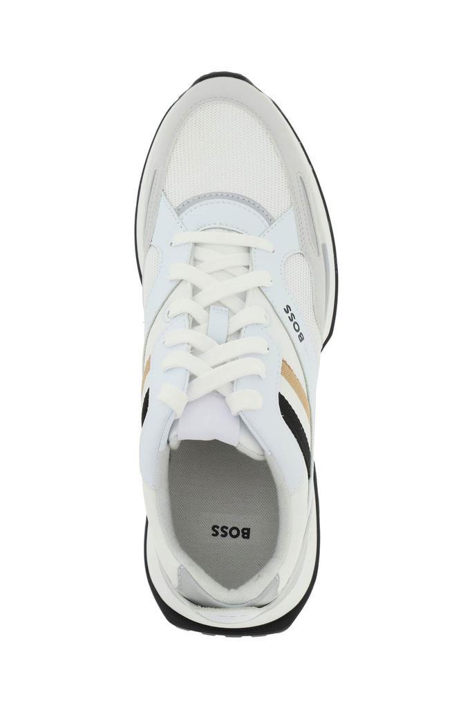 商品Hugo Boss|FAUX LEATHER AND MESH 'JONAH' SNEAKERS,价格¥867,第5张图片详细描述