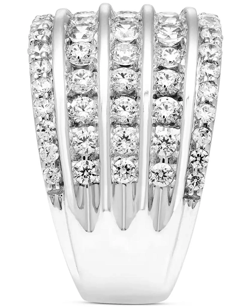 商品Macy's|Diamond Multirow Statement Band (2 ct. t.w.) in 10k White Gold,价格¥8976,第3张图片详细描述