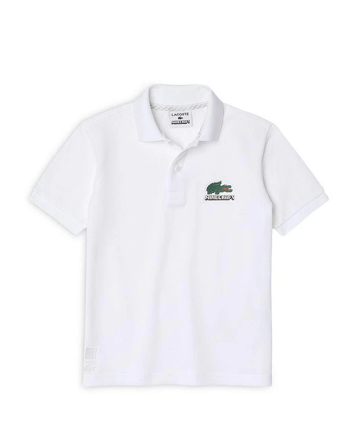 商品Lacoste|Unisex Lacoste x Minecraft Organic Cotton Piqué Polo - Baby, Little Kid, Big Kid,价格¥270,第1张图片