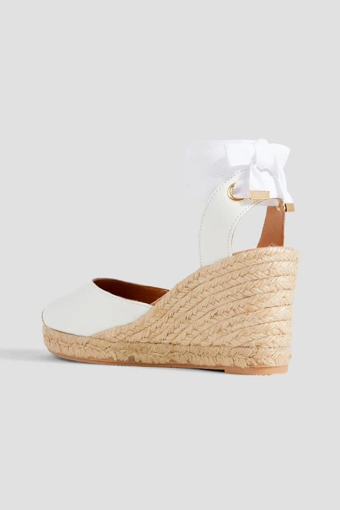 商品LAST STUDIO|Leather wedge espadrilles,价格¥436,第3张图片详细描述