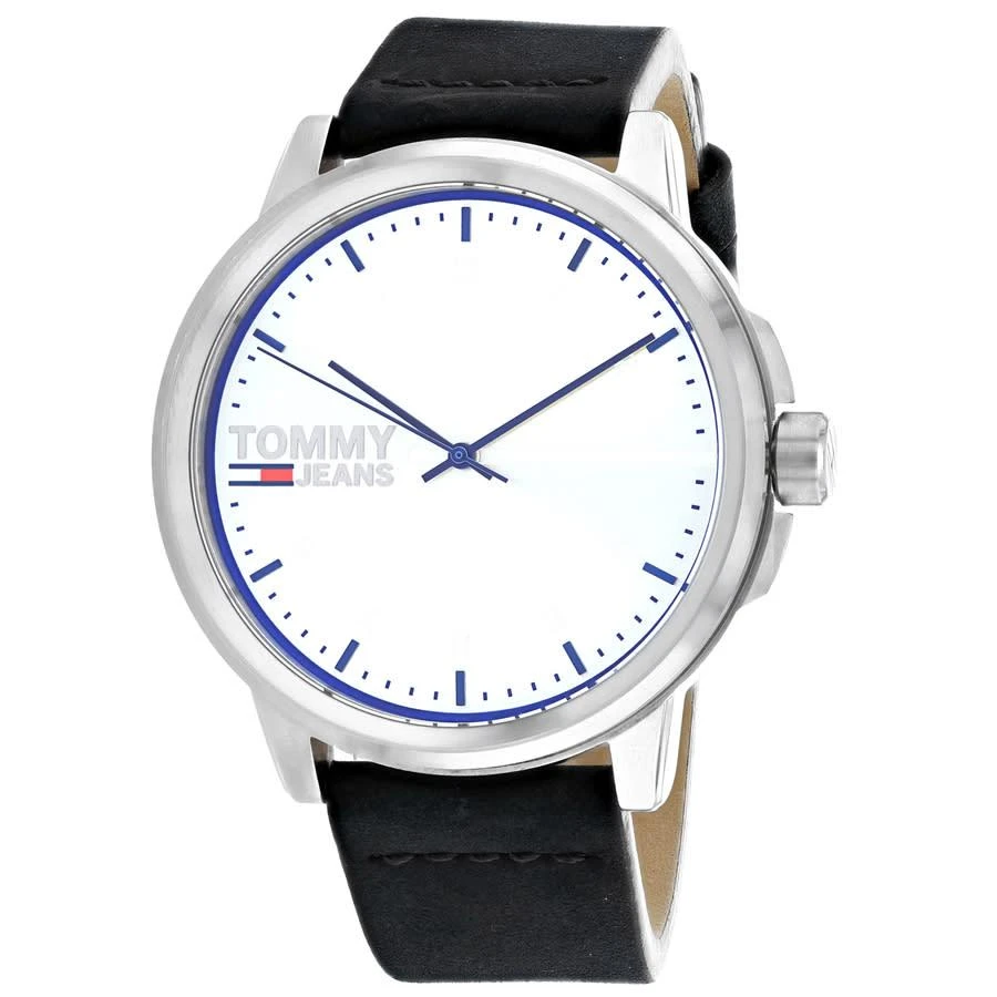 商品Tommy Hilfiger|Tommy Hilfiger Jeans Quartz Silver Dial Mens Watch 1791682,价格¥621,第1张图片