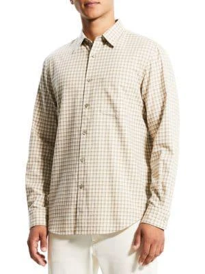 商品Theory|Windham Cotton Twill Long-Sleeve Shirt,价格¥715,第1张图片详细描述