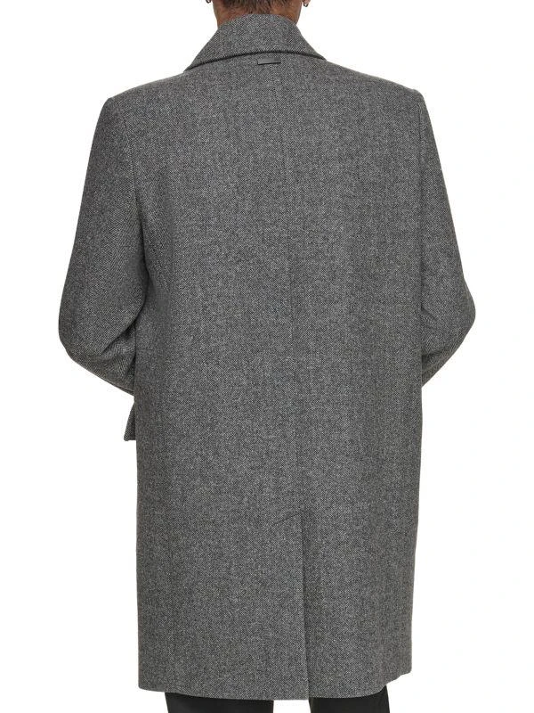 商品Andrew Marc|Gondet Melton Wool Blend Overcoat,价格¥1747,第2张图片详细描述