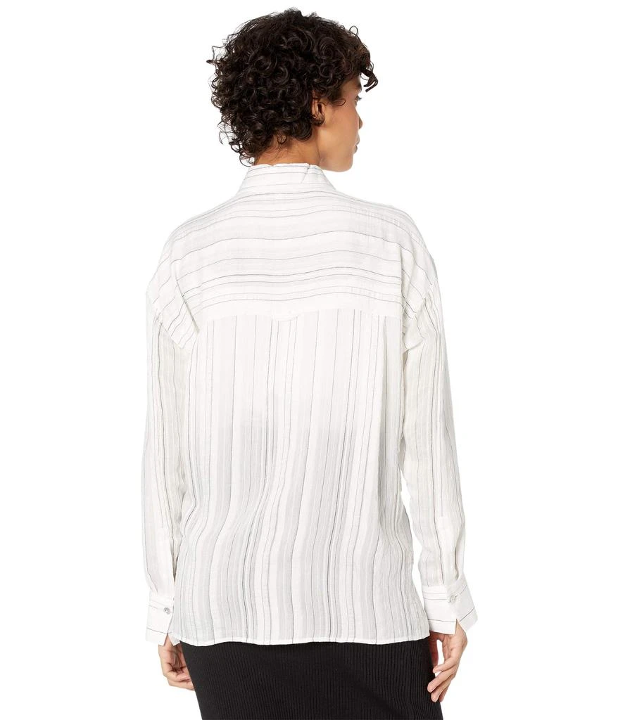 商品Vince|Drapey Stripe Convertible Button-Down,价格¥991,第2张图片详细描述