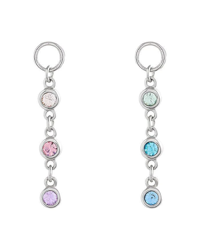 Rainbow House of Huggies Hoop Earrings Gift Set in Sterling Silver 商品