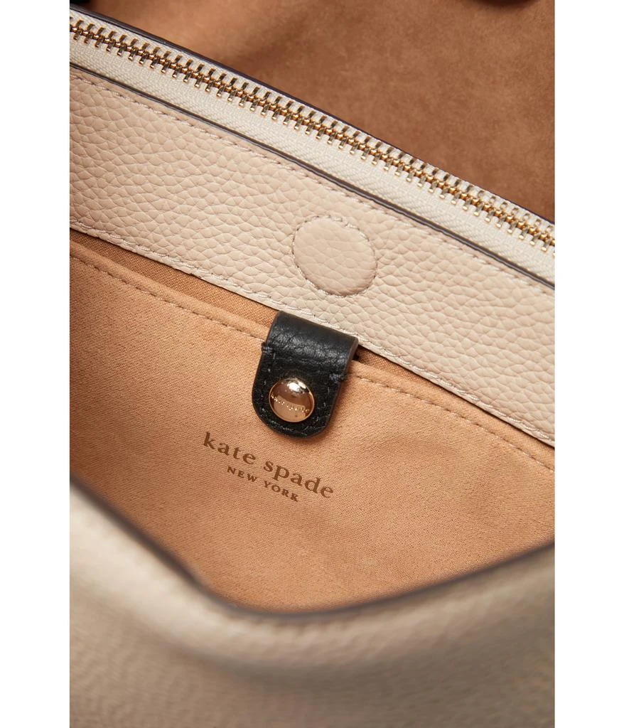 商品Kate Spade|Knott Color-Blocked Pebbled Leather Medium Crossbody Tote,价格¥2555,第3张图片详细描述