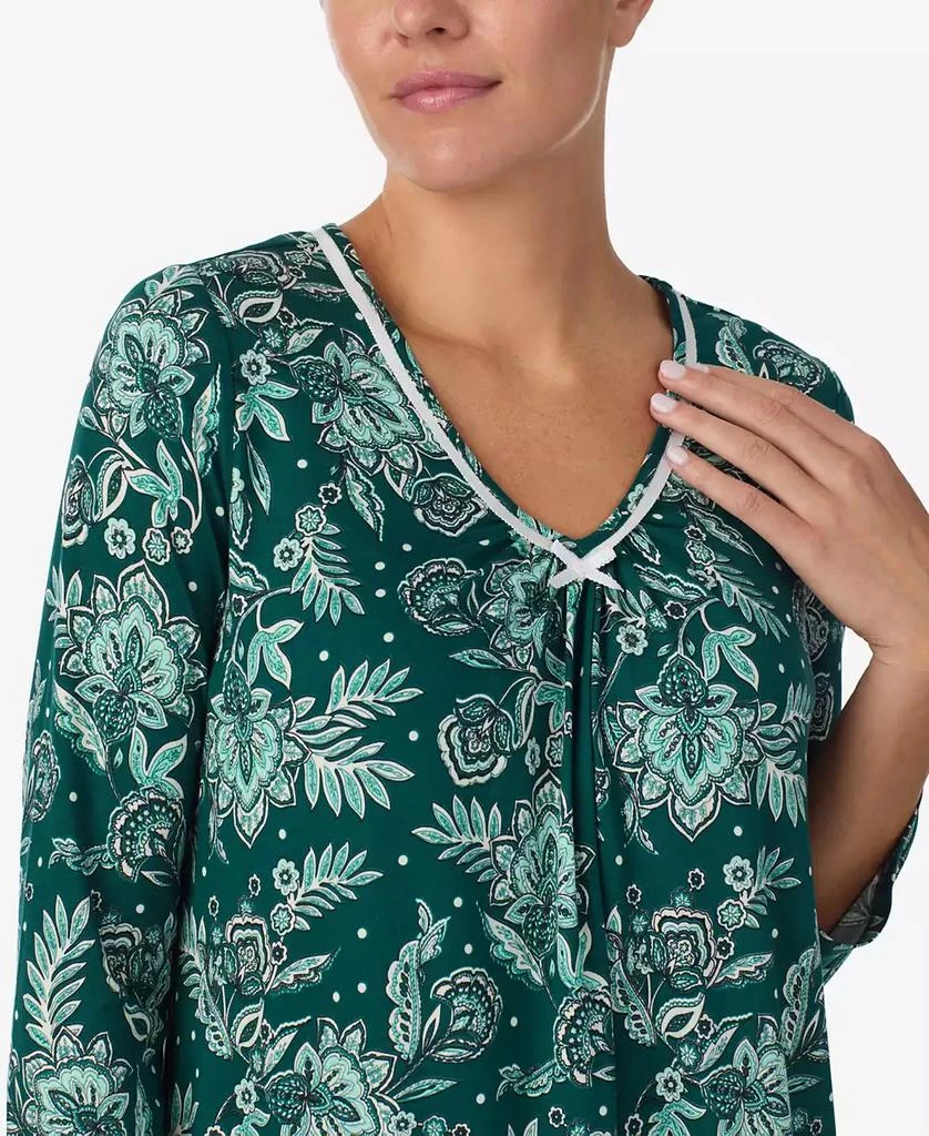 商品Ellen Tracy|Women's Printed V-Neck Top and Drawstring Pants Pajama Set,价格¥508,第4张图片详细描述