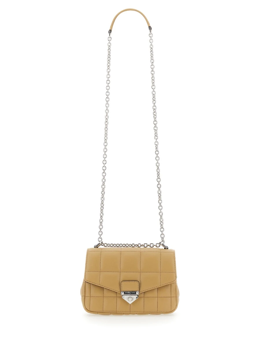 商品Michael Kors|Michael Kors 女士手提包 30H0S1SL1T222CAMEL 米白色,价格¥1722,第3张图片详细描述