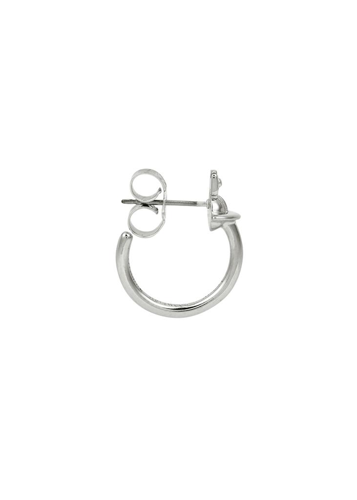 Vera orb silver-tone single hoop earring商品第2张图片规格展示