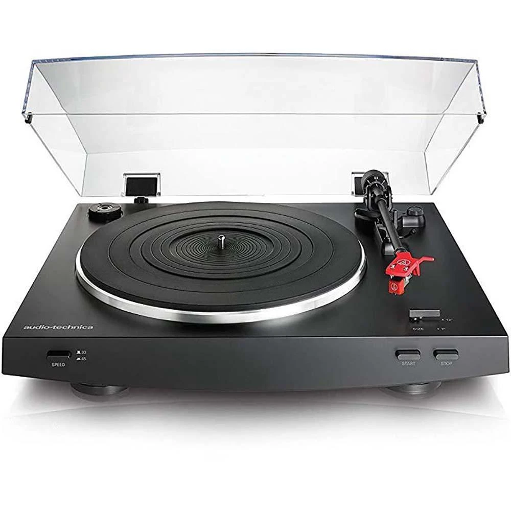 商品Audio-Technica|Fully Automatic Belt-Drive Stereo Turntable AT-LP3 Black,价格¥1342,第1张图片