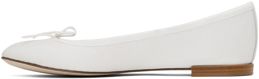 商品Repetto|White Cendrillon Ballerina Flats,价格¥2238,第3张图片详细描述