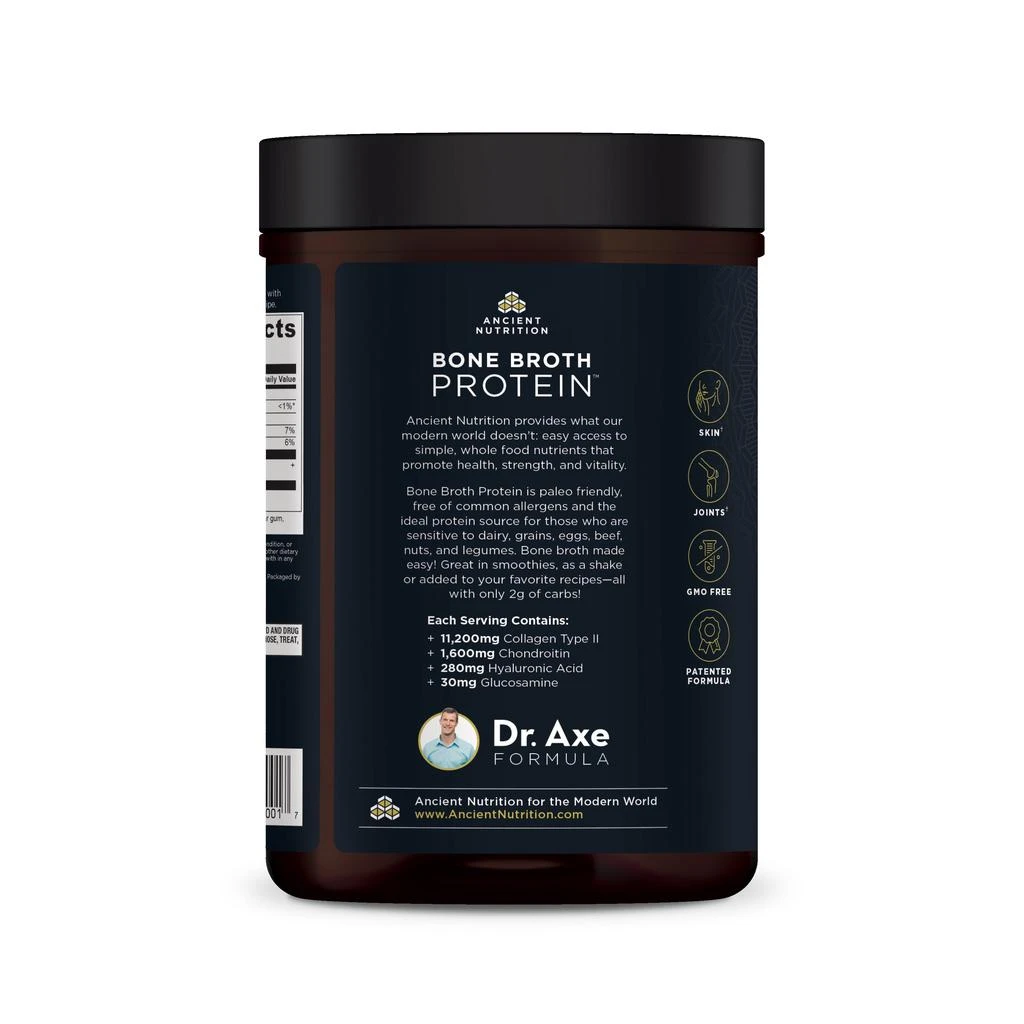 商品Ancient Nutrition|Bone Broth Protein™ Vanilla - 4-Pack 15.00% Off Auto renew,价格¥786,第4张图片详细描述