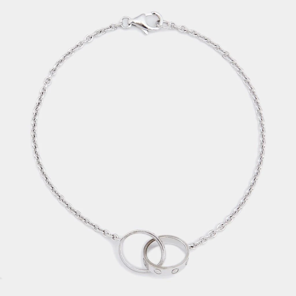 商品[二手商品] Cartier|Cartier Love Interlocking 18K White Gold Bracelet,价格¥7590,第1张图片