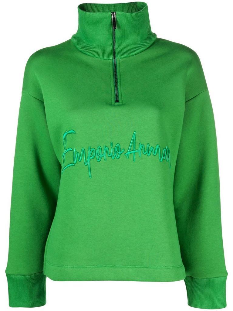 商品Emporio Armani|EMPORIO ARMANI - Logo Cotton Sweatshirt,价格¥1839,第1张图片