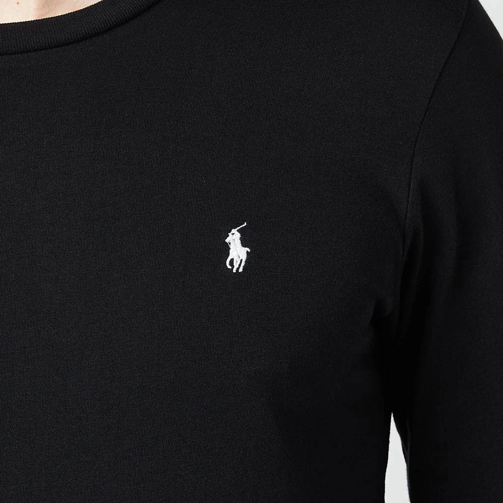 商品Ralph Lauren|Polo Ralph Lauren Men's Liquid Cotton Long Sleeve T-Shirt - Polo Black,价格¥230,第3张图片详细描述