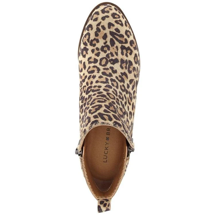 商品Lucky Brand|Women's Basel Leopard Print Booties, Created For Macy's,价格¥966,第4张图片详细描述