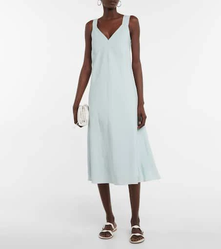 商品Vince|V-neck midi dress,价格¥2516,第2张图片详细描述