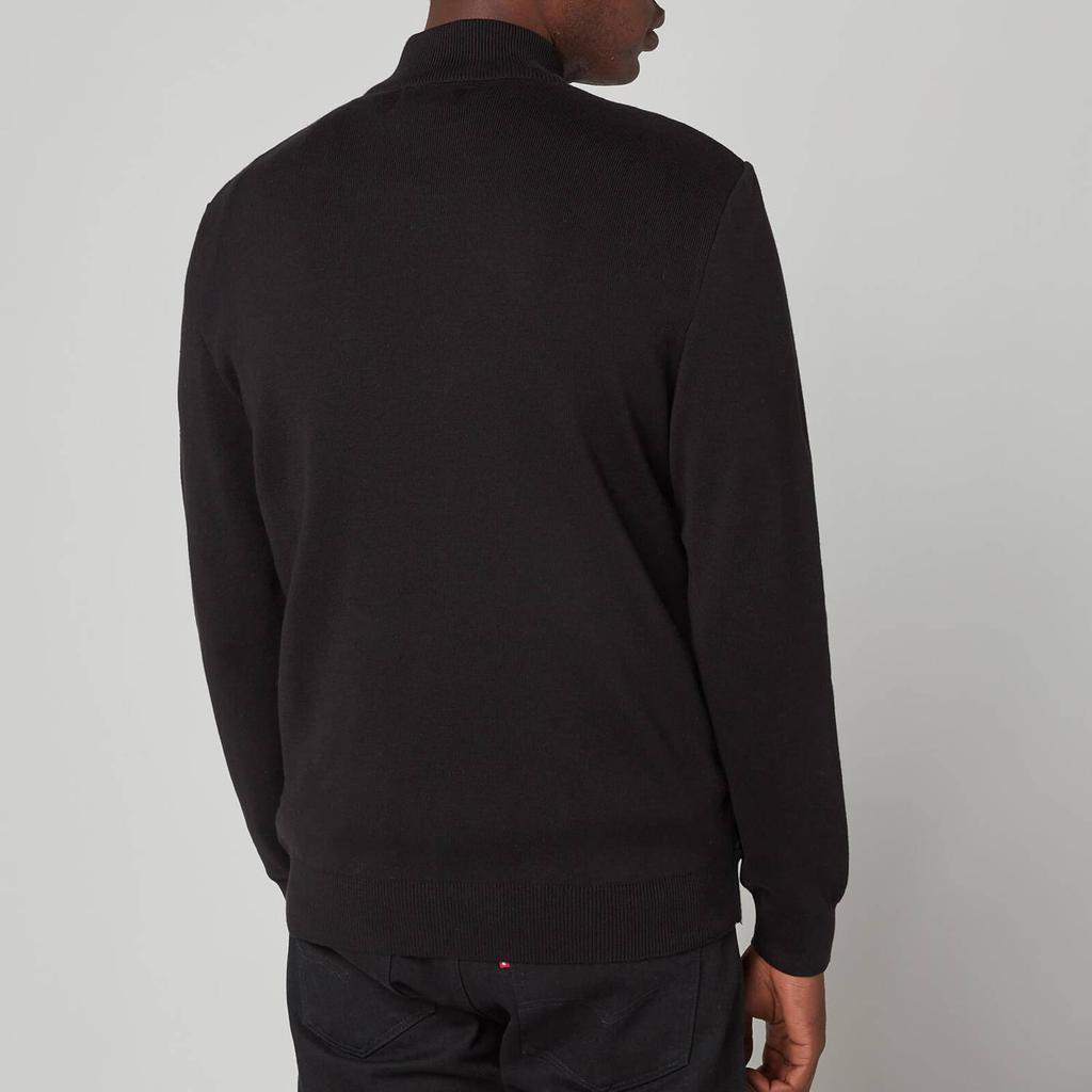 Barbour International Men's Slipstream Quilt Knit Jacket - Black商品第3张图片规格展示