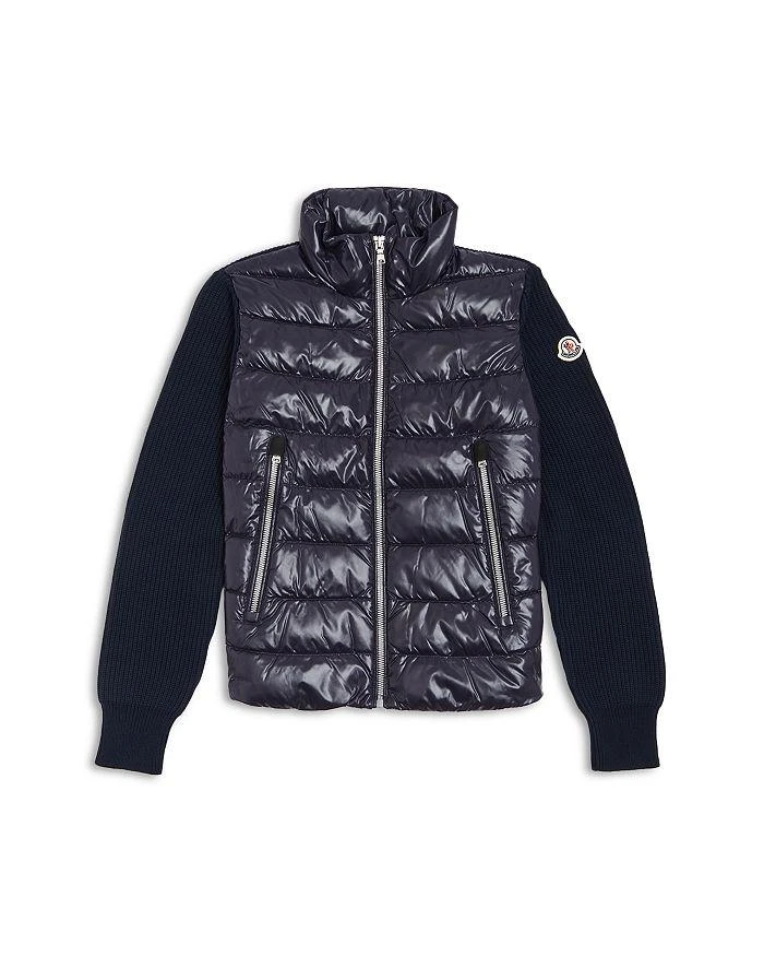 商品Moncler|Boys' Down & Knit Jacket - Big Kid,价格¥4484,第1张图片详细描述