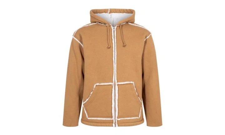 商品Supreme|Supreme Faux Shearling Hooded Jacket,价格¥4596,第1张图片