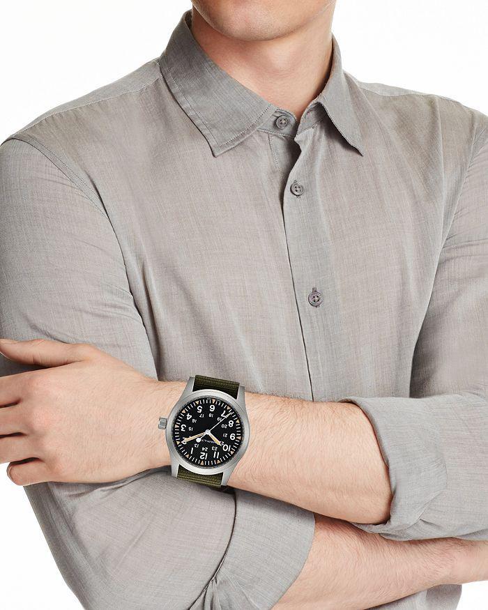 商品Hamilton|Mechanical Khaki Field Watch, 42mm,价格¥4677,第4张图片详细描述