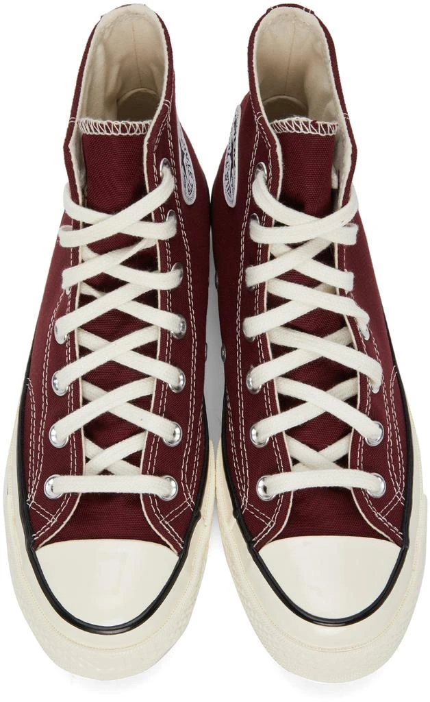 商品Converse|Burgundy Chuck 70 High Sneakers,价格¥438,第5张图片详细描述