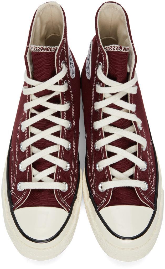 商品Converse|Burgundy Chuck 70 High Sneakers,价格¥552,第7张图片详细描述
