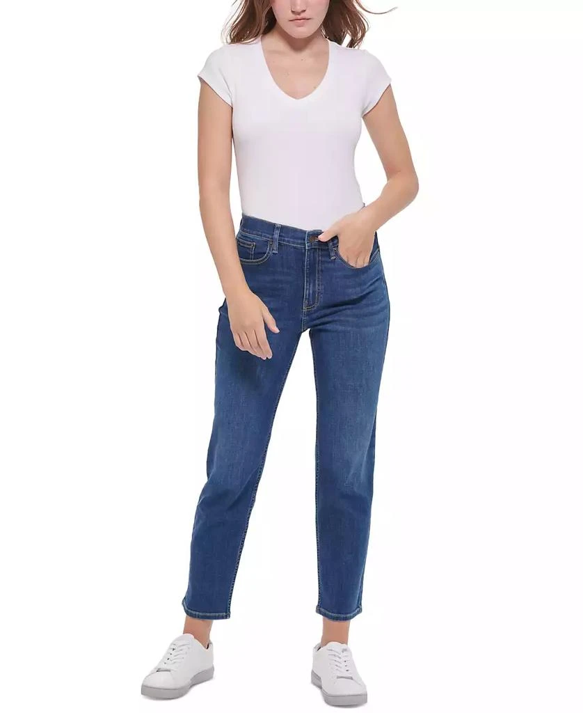 商品Calvin Klein|Hi Rise Slim Whisper Soft  27" Jeans,价格¥164,第4张图片详细描述