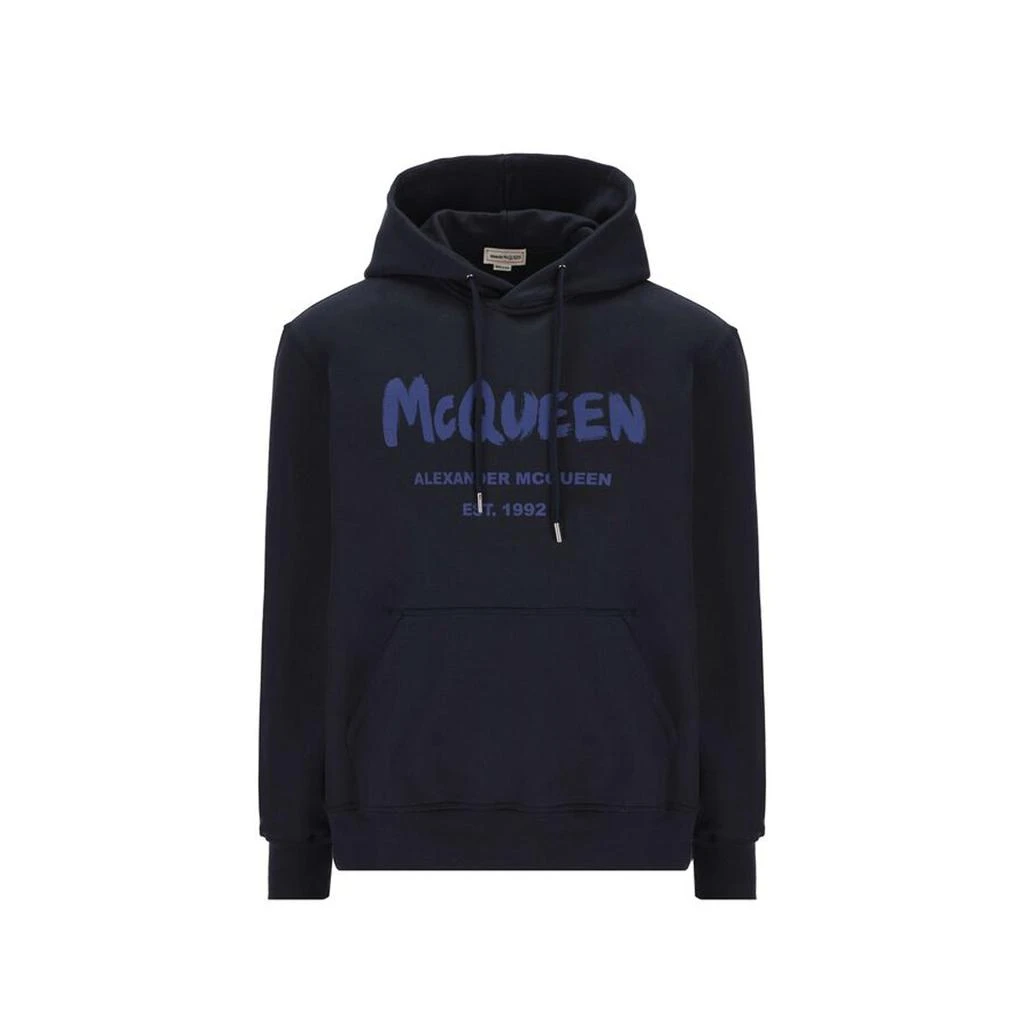商品Alexander McQueen|ALEXANDER MCQUEEN Logo Hoodie Sweatshirt,价格¥3929,第1张图片