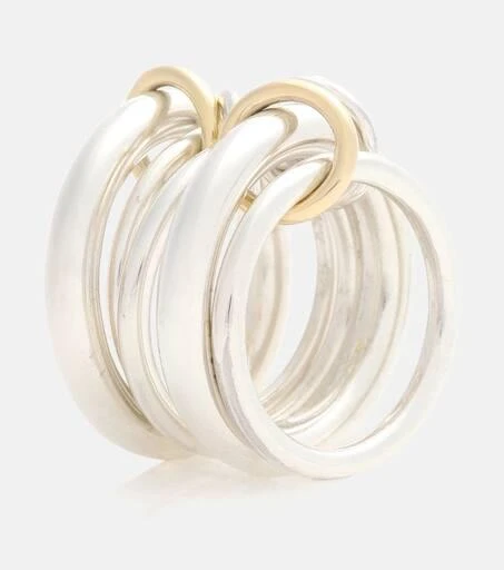 商品Spinelli Kilcollin|Vela sterling silver and 18kt gold linked rings,价格¥20314,第5张图片详细描述