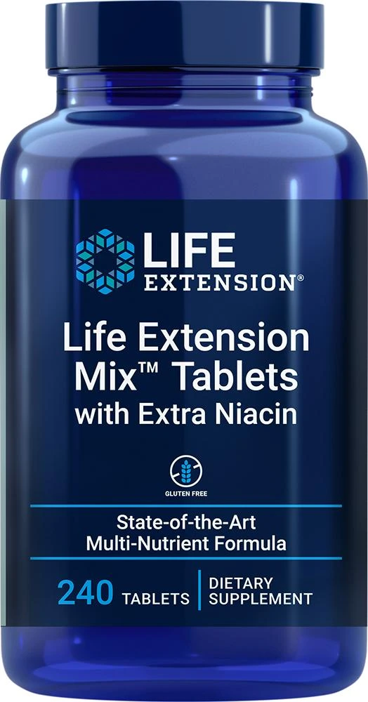 商品Life Extension|Life Extension Mix™ Tablets with Extra Niacin (240 tablets),价格¥406,第1张图片