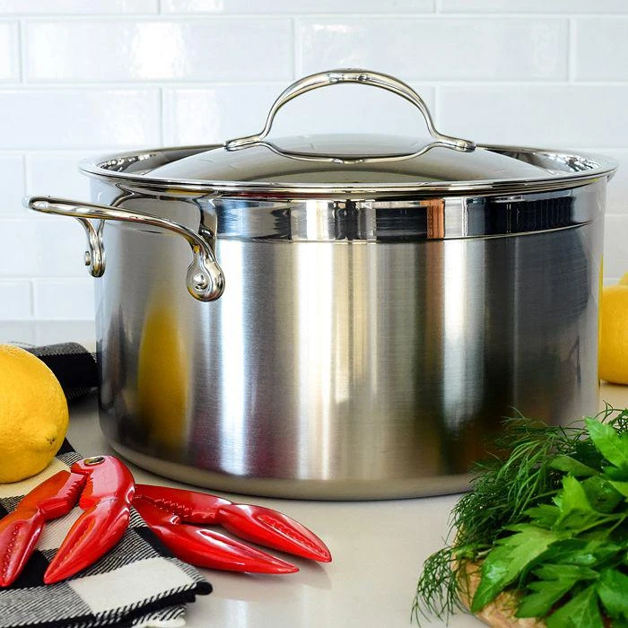 ProBond™ 8 Quart Forged Stainless Steel  Stock Pot with Lid 商品