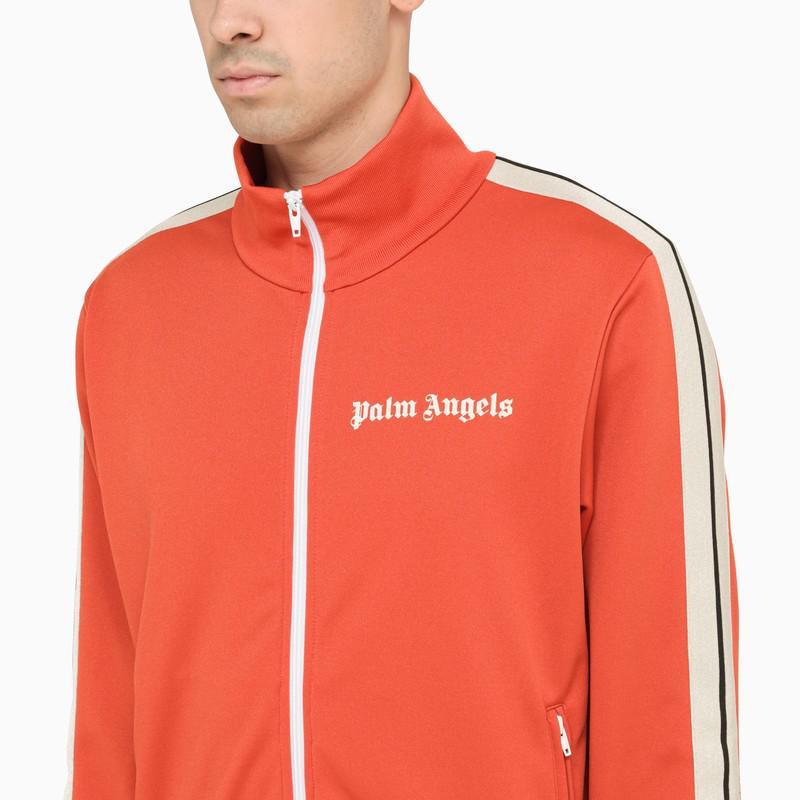 商品Palm Angels|Orange sweatshirt with side bands,价格¥2661,第6张图片详细描述