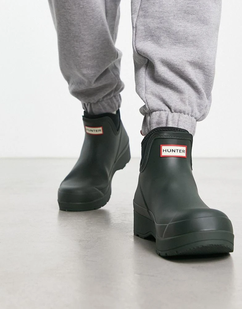 商品Hunter|Hunter play chelsea neoprene boots in navy,价格¥821,第4张图片详细描述