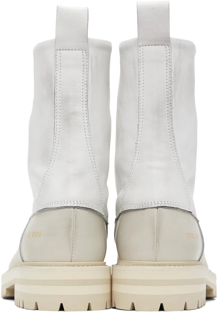 商品Common Projects|White Technical Boots,价格¥2576,第4张图片详细描述