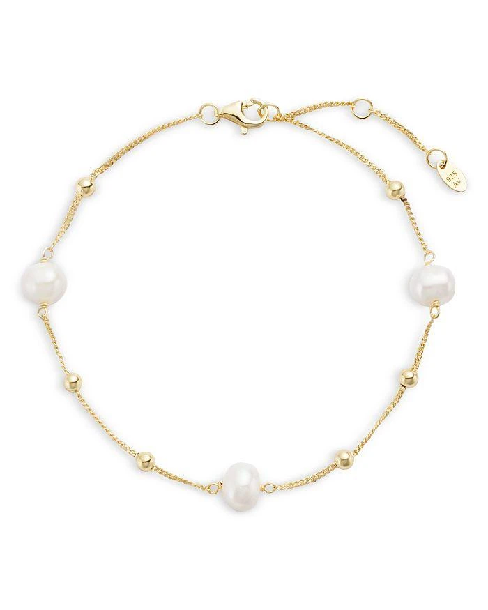 商品Argento Vivo|Freshwater Pearl Link Bracelet in 18K Gold Plated Sterling Silver  ,价格¥435,第1张图片