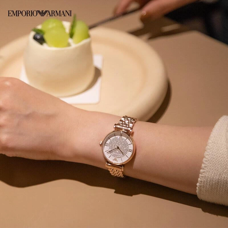 Armani阿玛尼满天星手表女款轻奢气质石英表腕表AR11244 商品