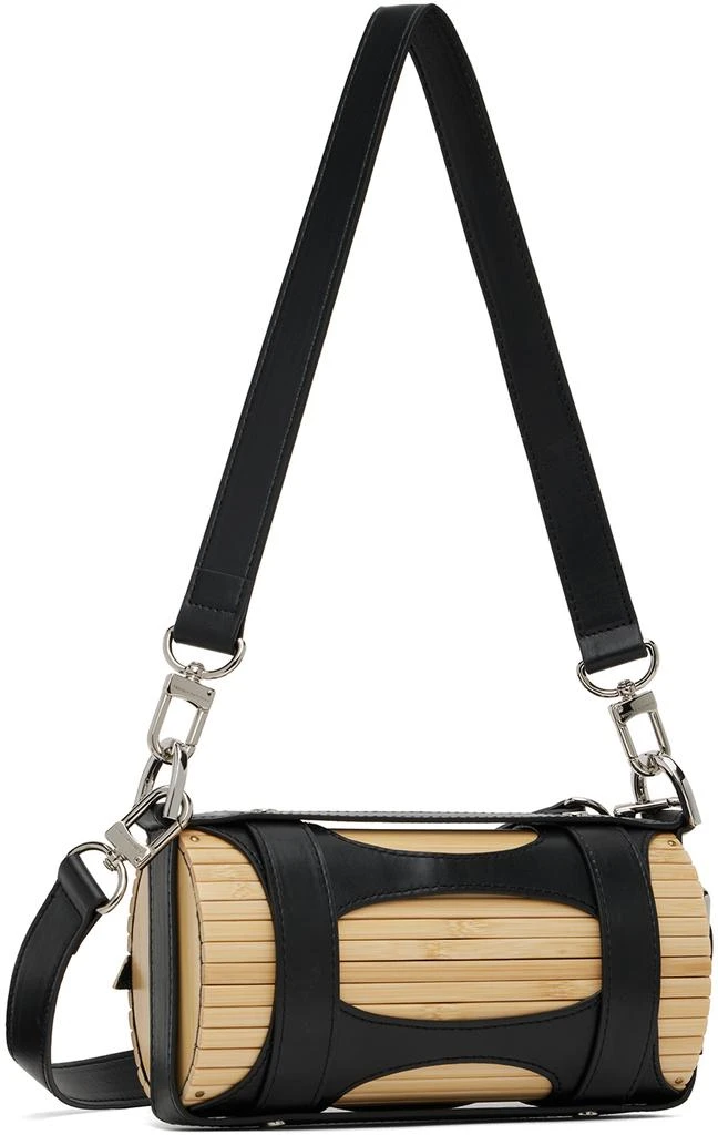 商品Feng Chen Wang|Beige & Black Large Bamboo Bag,价格¥2001,第2张图片详细描述