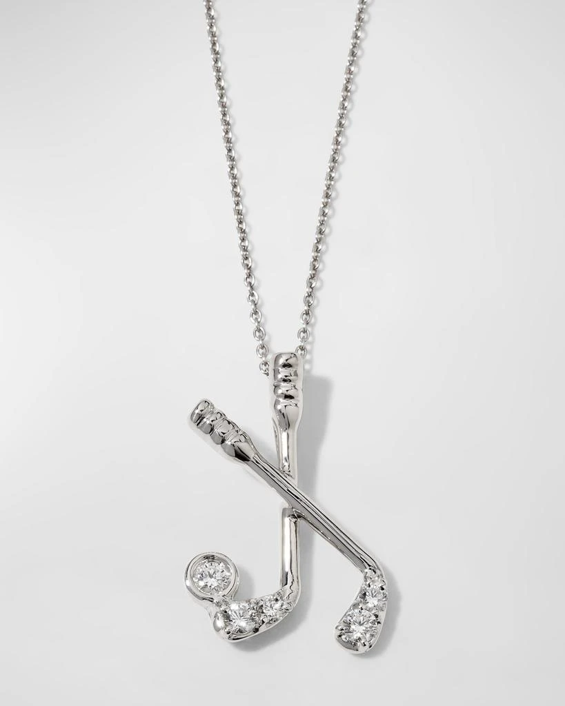 商品Roberto Coin|Golf Tiny Treasure Necklace in White Gold,价格¥14231,第1张图片详细描述