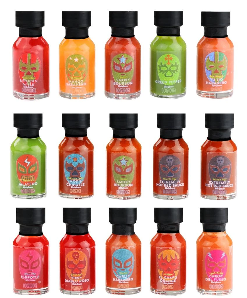商品Thoughtfully|Lucha Libre Hot Sauce Book Gift Set,价格¥178,第3张图片详细描述