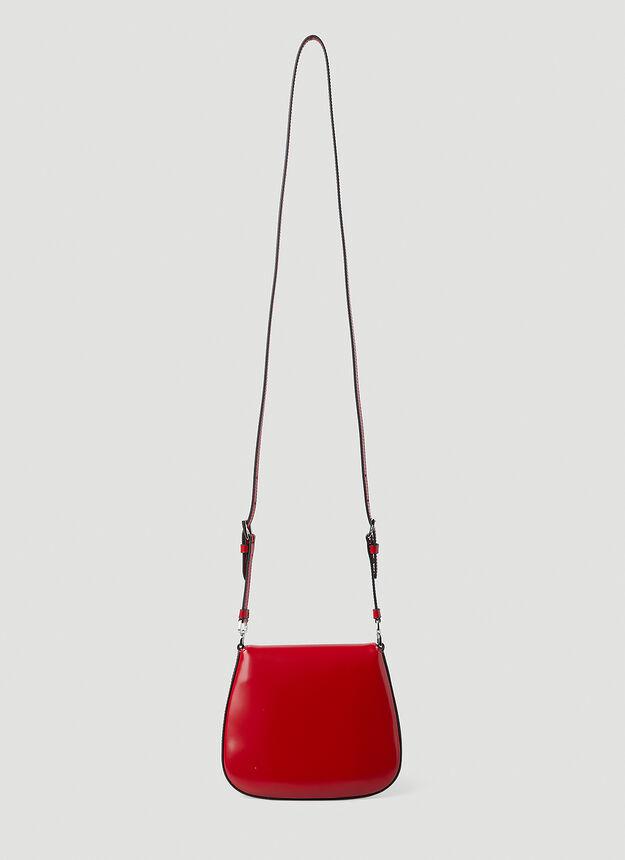 Cleo Flap Shoulder Bag in Red商品第3张图片规格展示