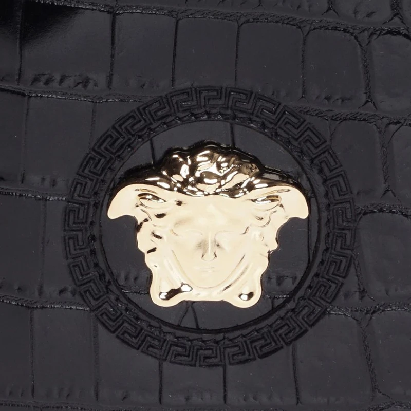 VERSACE 男士黑色小牛皮短款钱夹  DPU2463-DCOV4-D41OH 商品